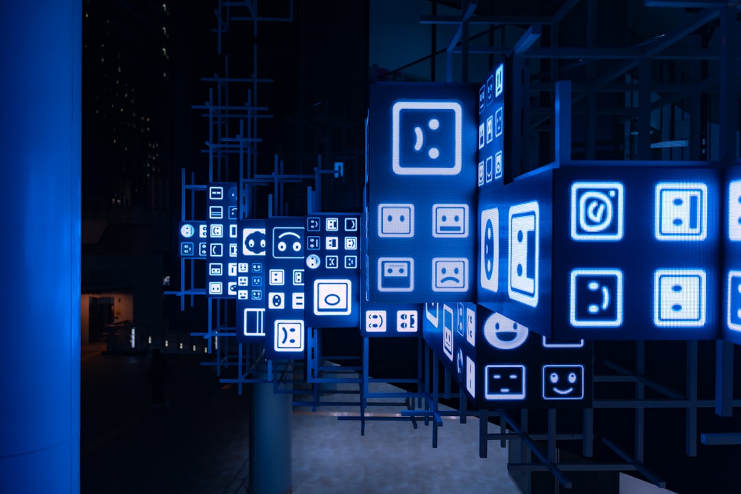 About a-room-with-a-lot-of-blue-lights-on-it-8c7qt1-86cg